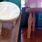 Turning a stool